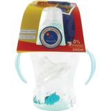 Nuby Zuigfles Handvatten Groen 240 Ml 3m+