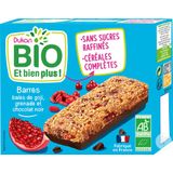 Dukan Bio Haverzemelenreep Goji Granaatappel Zwart Chocolade 120g