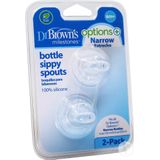 Dr. Brown's Options+ Sippy Spout Standaard Halsfles 2 Stuks