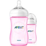 Avent Zuigfles Natural Roze Duo 2x260ml