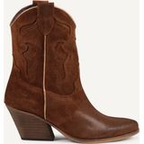 Poelman Cowboylaarzen Hak Bruin R-DPOE