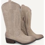 Poelman Cowboylaarzen plat Zand CLSHN-APOE