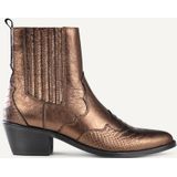 Poelman Cowboylaarzen plat Brons R-TTPOE