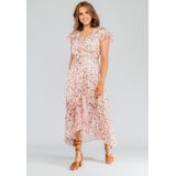 Smashed lemon Maxi-jurk Multicolor