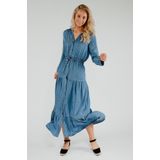 Ambika Maxi-jurk Blauw