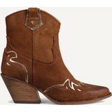 Shoecolate Cowboylaarzen Hak Cognac ...