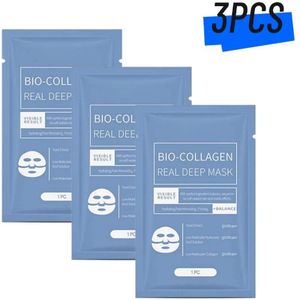 Bio-Collagen Real Deep Face Mask Moisturizing hydrating mask Collagen Protein Hydrogel Soft Gel Mask firming Skin Care