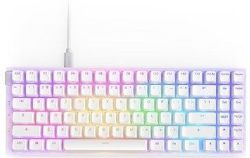 NZXT Function 2 MiniTKL toetsenbord Gamen USB Amerikaans Engels Wit