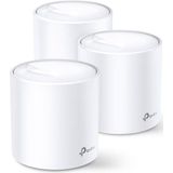 TP-Link Deco X20 - Mesh Wi-Fi Systeem - Wit - Wi-Fi 6 - 3-Pack