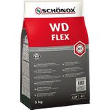 Schönox WD Flex voegmiddel waterdicht zilvergrijs zak 5 kg