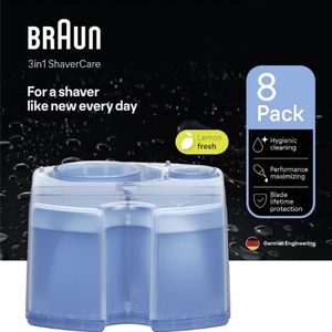 Braun 3-in-1 ShaverCare Cartridges - 8 stuks