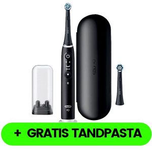 Oral-B iO Series 6N Black Lava + Gratis Oral-B 3D-White Arctic Fresh Tandpasta