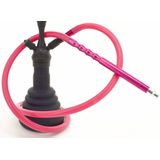 Shisha Waterpijp Rubberen XL Slang Roze Pink