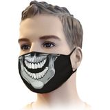 Mondkapje Streetwear Skull Smile Design | Mond Neus Masker | Mondmasker