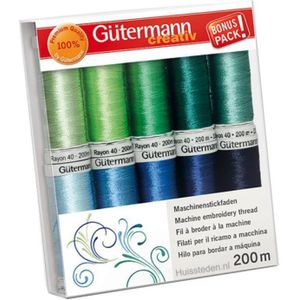 Gutermann borduurgarenset 10st, col.3