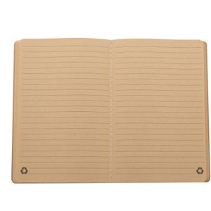 50 st. Notitieboekjes  | EcoKraft A5 Notitieboek – Gerecycled Papier | 60 Pagina's | Natuurlijke Uitstraling