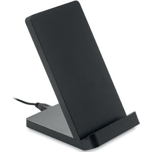 10 st. Telefoonhouder bedrukken | Telefoonstandaard Louén - Groot oplaadbereik | Draadloze oplader | Bamboe