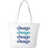 50 st. Tote bags bedrukken | Strandtas Elle - Polyester | Groot | Lange hengsels