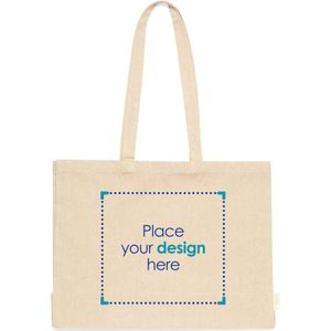 50 st. Katoenen tassen bedrukken | Katoenen tas Anne | Gerecycled katoen | 240g/m2 | Tot 4 kleuren bedrukking