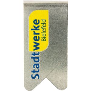 2700 st. Wingclip paperclip | RVS | Tot 4 kleuren te bedrukken bedrukken