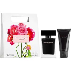 Narciso Rodriguez For Her Shopping Bag Set = EdT Nat. Spray 30 ml + Body Lotion 50 ml