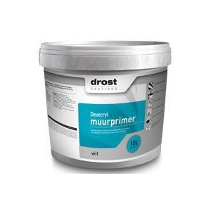 Drost - Devecryl Muurprimer - Wit - 10 Liter - Watergedragen