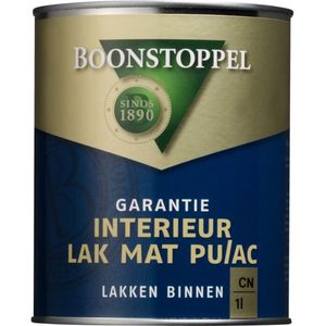 Boonstoppel Garantie Interieur Lak Mat PU/AC | 1 Liter - Wit