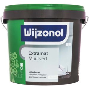 Wijzonol Muurverf Extramat 10 Liter - Lichte kleur | Muurverf > Speciale Muurverf > Matte Muurverf > Extra
