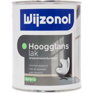 Wijzonol Hoogglanslak Terpentine Inhoud: 0,25 Liter, Kleur: Licht | Houtverf > Merken > Wijzonol