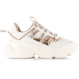 STEVE MADDEN Steve Madden - Spectator cream rose gold Beige Synthetisch Lage sneakers Dames