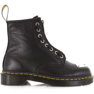 Dr martens Dr. Martens - 1460 MP laars teenplaat Zwart Leer Biker boots Dames