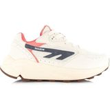 Hi-Tec - Shadow - Unisex Sneakers - Gebroken Wit en Oranje - Suède