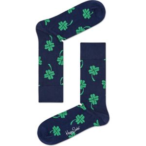 HAPPY SOCKS Donkerblauwe Big Luck sokken Multi Katoen Printjes Unisex