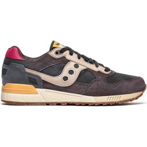 Saucony Saucony - Shadow 5000 | Black/Brown Zwart Suede Lage sneakers Unisex