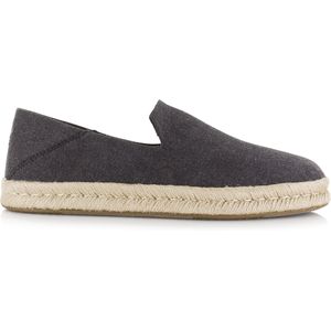 TOMS Toms - Santiago black Zwart Katoen Espadrilles Heren