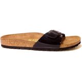 Birkenstock Madrid Slipper Smal Zwart Lak 040303