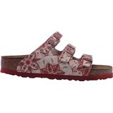 Birkenstock Slipper Florida 1015995 Bloemen Print Rood Multi Smal