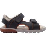 Clarks Rocco Wave Kids Sandalen Khaki Groen Leer 2614906571