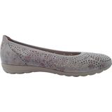 Mephisto Instappers Elsie Perf Nubuck Leer Lichtgrijs
