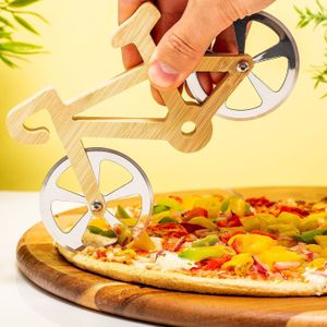 Houten Fiets Pizzasnijder van Winkee