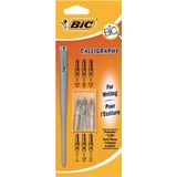 6x Bic kalligrafieset met penhouder en 6 penpunten