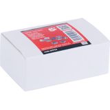 19x 5 Star hoekpapierbinders aluminium, doos a 100 stuks