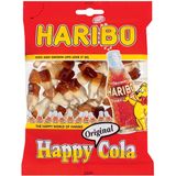 22x Haribo snoep happy cola, zak van 200 g
