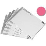 46x Elba ruiterstrook type 8, vel met 54 etiketten, roze