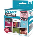 2x Dymo duurzame etiketten LabelWriter 25x54mm, 160 etiketten