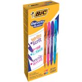 2x Bic gelroller Gel-ocity illusion, doos met 12 stuks in geassorteerde fun kleuren
