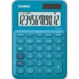 4x Casio bureaurekenmachine MS-20UC, blauw