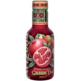 3x Arizona ijsthee Pomegranate Green Tea, flesjes van 0,5 L, pak a 6