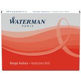 36x Waterman inktpatronen Standard rood, pak a 6 stuks