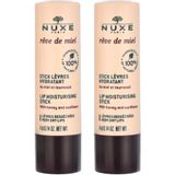 Nuxe Reve De Miel Lip Moisturizing Stick Duo Set 8 ml